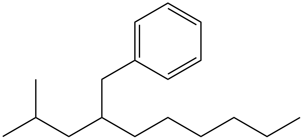 Image of (2-hexyl-4-methylpentyl)benzene