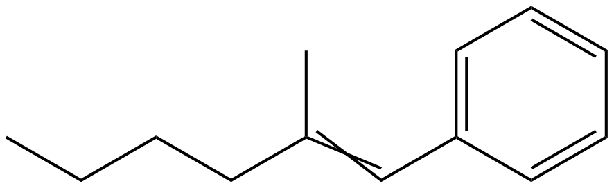 Image of (2-methyl-1-hexenyl)benzene