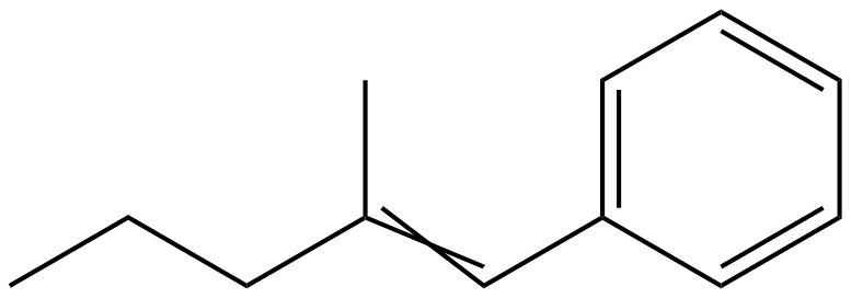 Image of (2-methyl-1-pentenyl)benzene