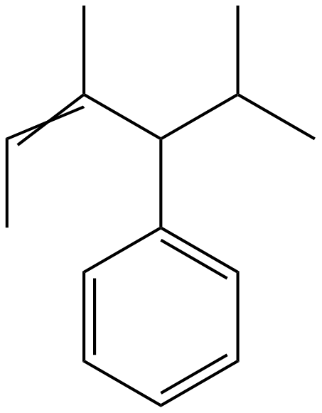 Image of [2-methyl-1-(1-methylethyl)-2-butenyl]benzene