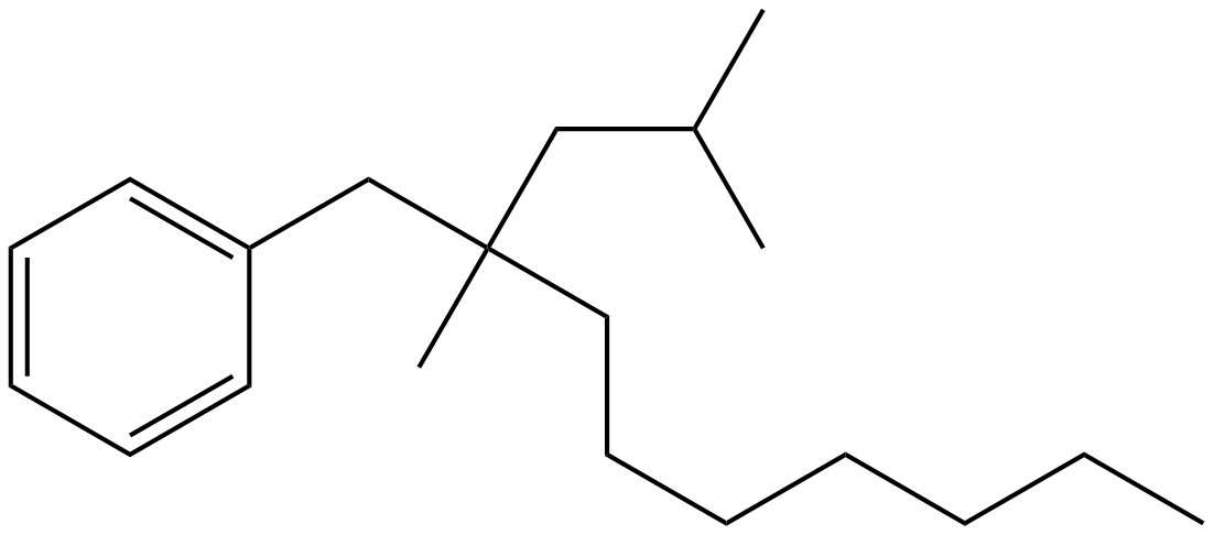 Image of [2-methyl-2-(2-methylpropyl)nonyl]benzene