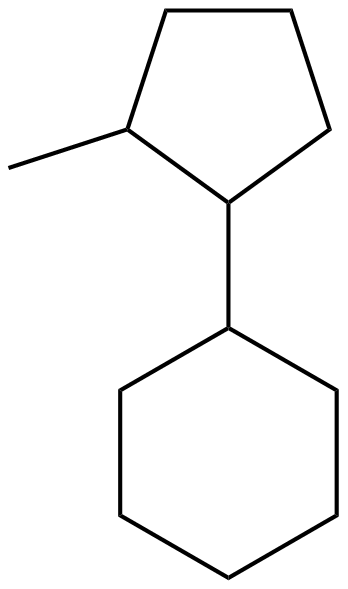 Image of (2-methylcyclopentyl)cyclohexane