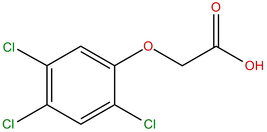 Image of (2,4,5-trichlorophenoxy)ethanoic acid