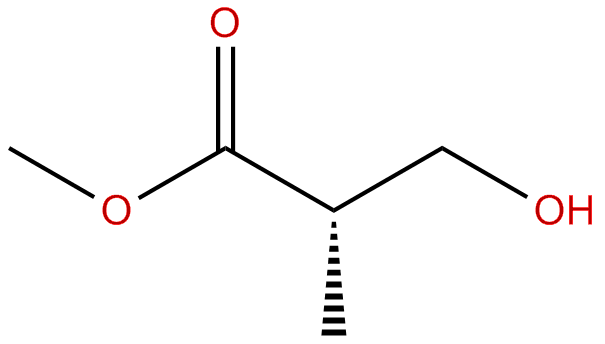 Image of (2S)-3-hydroxy-2-methyl-propanoic acid methyl ester