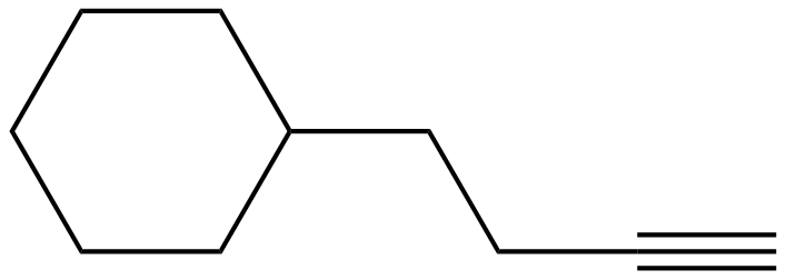 Image of (3-butynyl)cyclohexane