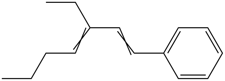 Image of (3-ethyl-1,3-heptadienyl)benzene