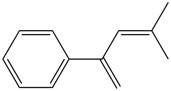 Image of (3-methyl-1-methylene-2-butenyl)benzene