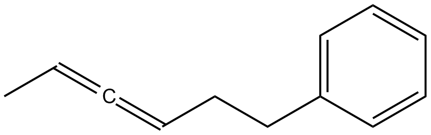 Image of (3,4-hexadienyl)benzene