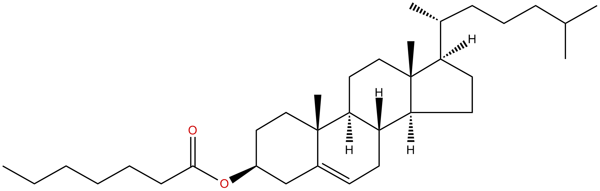 Image of (3.beta.)-cholest-5-en-3-yl heptanoate
