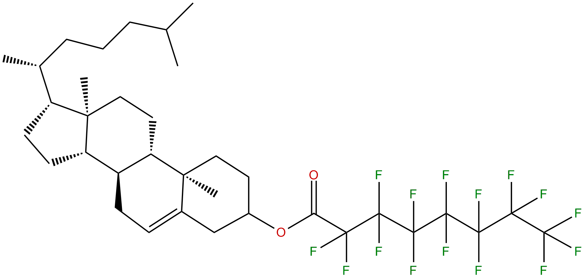 Image of (3.beta.)-cholest-5-en-3-yl pentadecafluorooctanoate