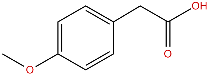 Image of (4-methoxyphenyl)ethanoic acid