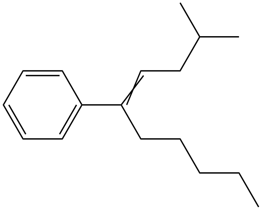 Image of (4-methyl-1-pentyl-1-pentenyl)benzene