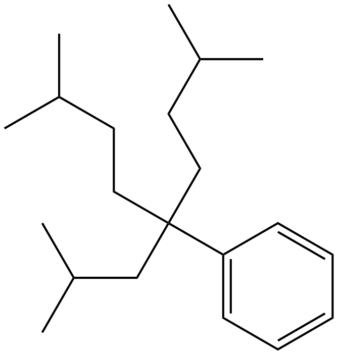 Image of [4-methyl-1-(3-methylbutyl)-1-(2-methylpropyl)pentyl]benzene