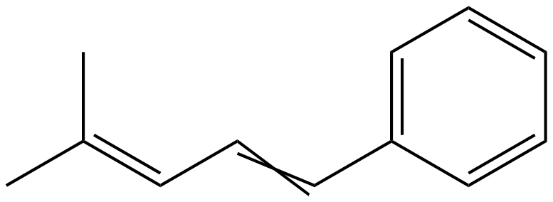 Image of (4-methyl-1,3-pentadienyl)benzene