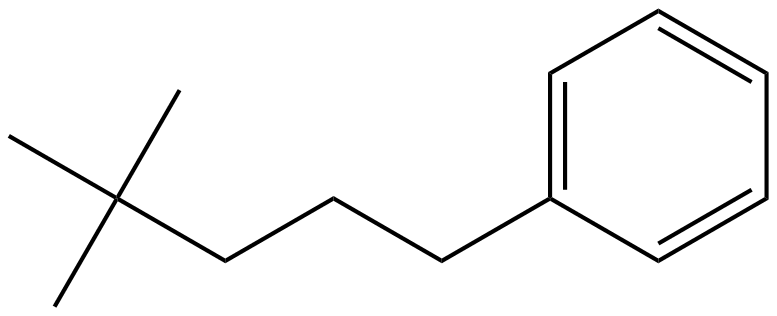 Image of (4,4-dimethylpentyl)benzene