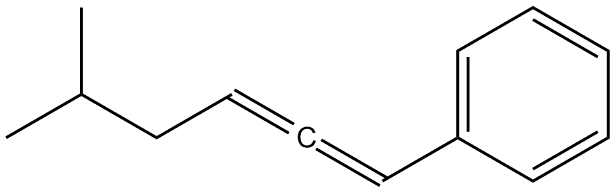 Image of (5-methyl-1,2-hexadienyl)benzene