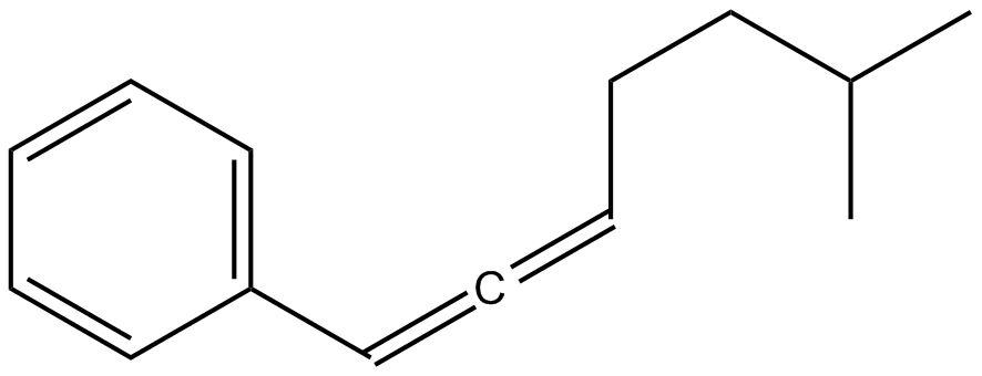 Image of (6-methyl-1,2-heptadienyl)benzene
