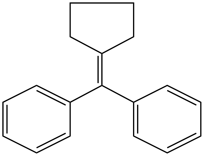 Image of (cyclopentylidenephenylmethyl)benzene