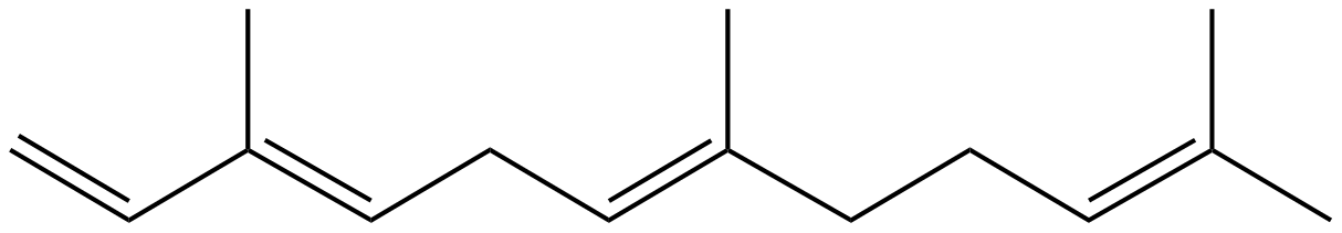 Image of (E,E)-3,7,11-trimethyl-1,3,6,10-dodecatetraene