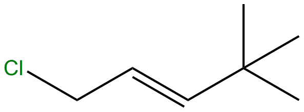 Image of (E)-1-chloro-4,4-dimethyl-2-pentene