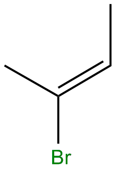 Image of (E)-2-bromo-2-butene