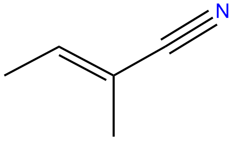Image of (E)-2-methyl-2-butenenitrile