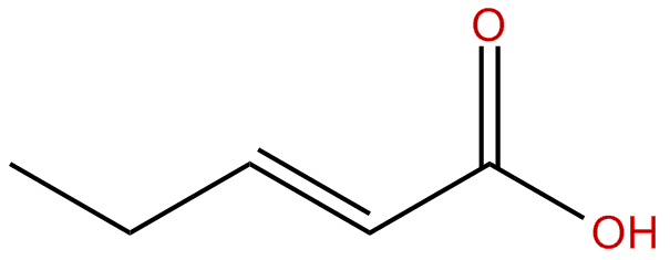 Image of (E)-2-pentenoic acid