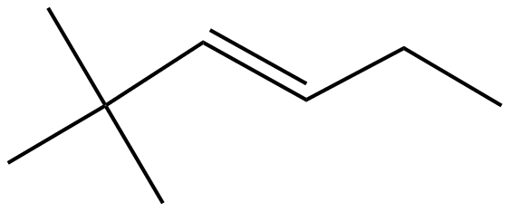 Image of (E)-2,2-dimethyl-3-hexene