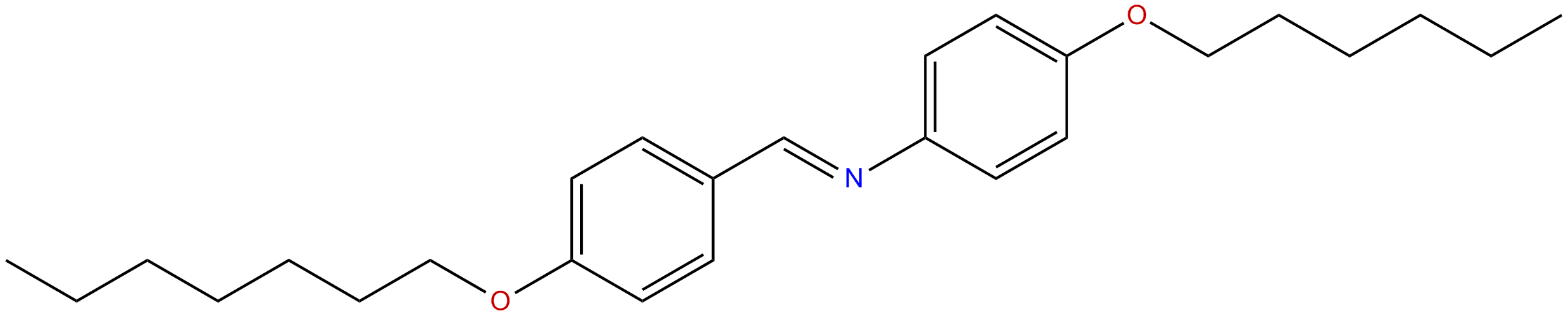 Image of (E)-4-hexyloxy-N-[[4-(heptyloxy)phenyl]methylene]benzenamine
