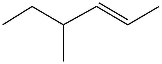 Image of (E)-4-methyl-2-hexene