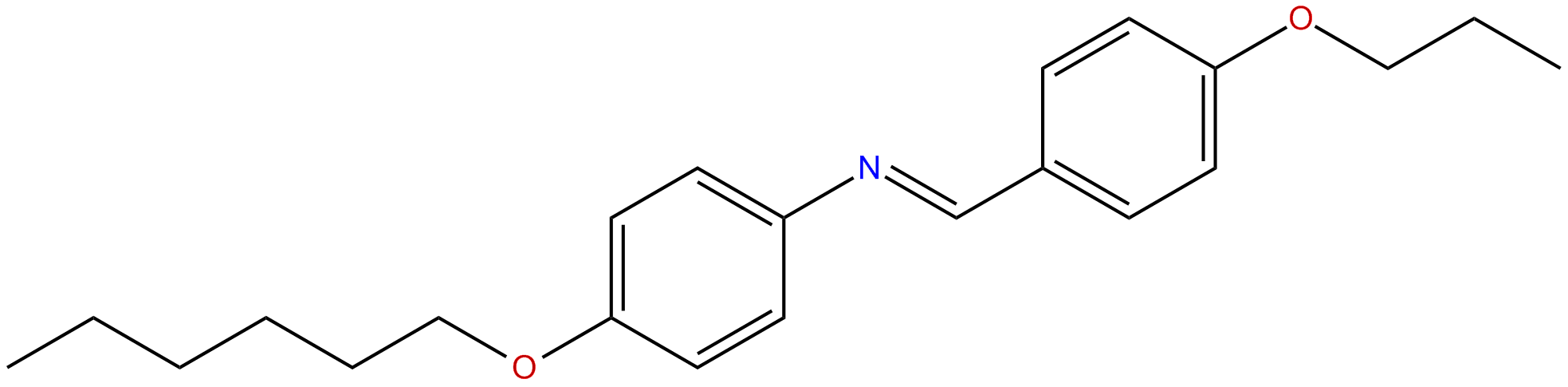 Image of (E)-4-(hexyloxy)-N-[(4-propoxyphenyl)methylene]benzenamine