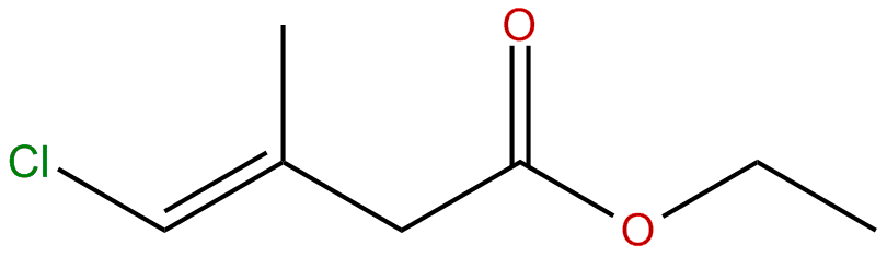 Image of (E)-ethyl 4-chloro-3-methyl-3-butenoate