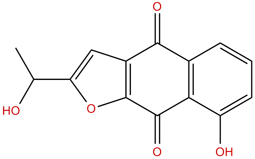 Image of (RS)-8-hydroxy-2-(1-hydroxyethyl)naphtho[2,3-b]furan-4,9-dione