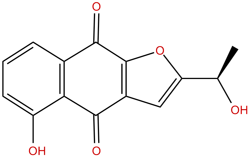 Image of (R)-5-hydroxy-2-(1-hydroxyethyl)naphtho[2,3-b]furan-4,9-dione