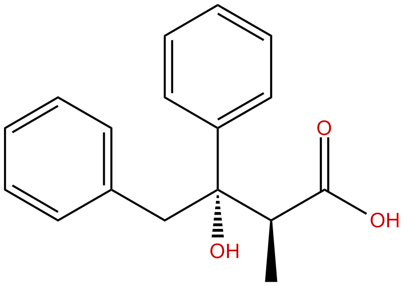 Image of (S-(R*,R*))-beta-hydroxy-alpha-methyl-beta-phenyl-benzenebutanoic acid