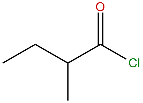 Image of (S)-2-methylbutanoyl chloride