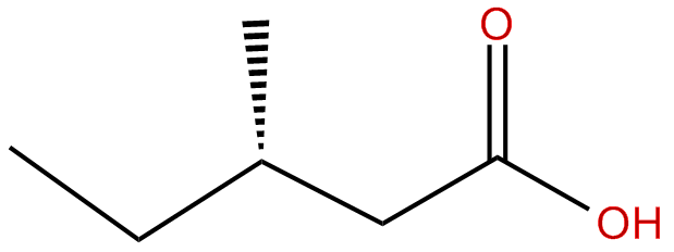 Image of (S)-3-methylpentanoic acid