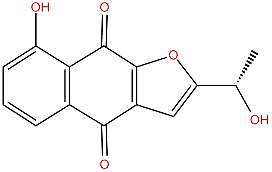 Image of (S)-8-hydroxy-2-(1-hydroxyethyl)naphtho[2,3-b]furan-4,9-dione