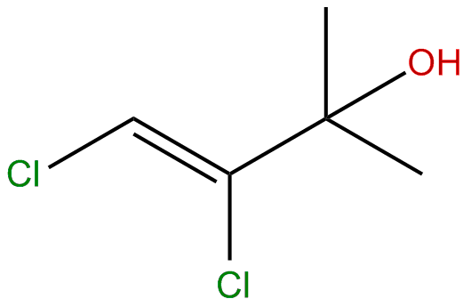 Image of (Z)-1,2-dichloro-3-methyl-1-buten-3-ol