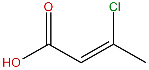 Image of (Z)-3-chlorobutenoic acid