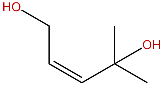 Image of (Z)-4-methyl-2-pentene-1,4-diol